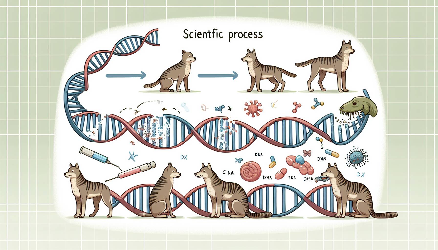 Scientists work to bring back Tasmanian tiger from extinction: image