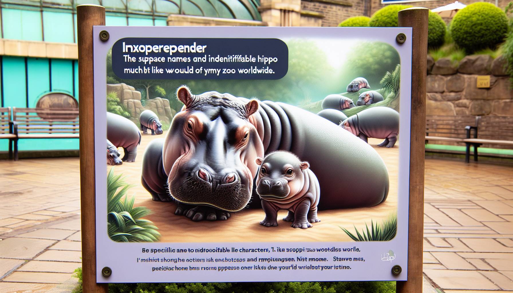 Meet Haggis, the Baby Pygmy Hippo at Edinburgh Zoo: image