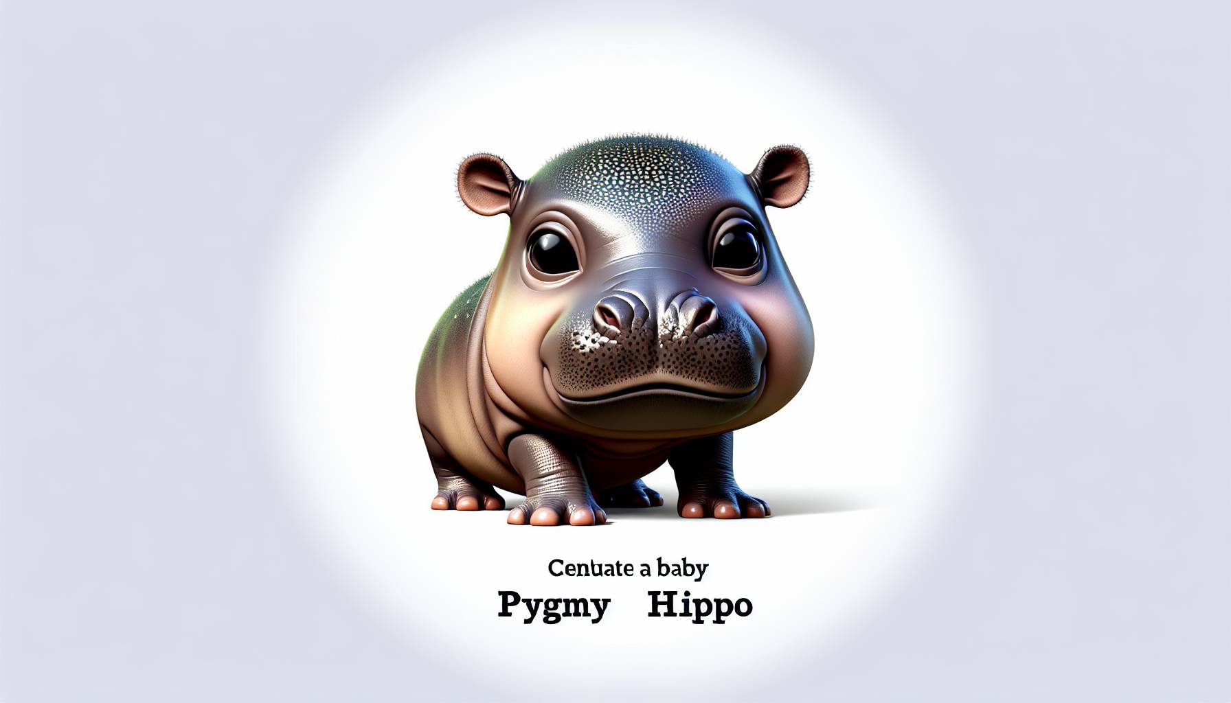 Meet Haggis, the Baby Pygmy Hippo at Edinburgh Zoo: image
