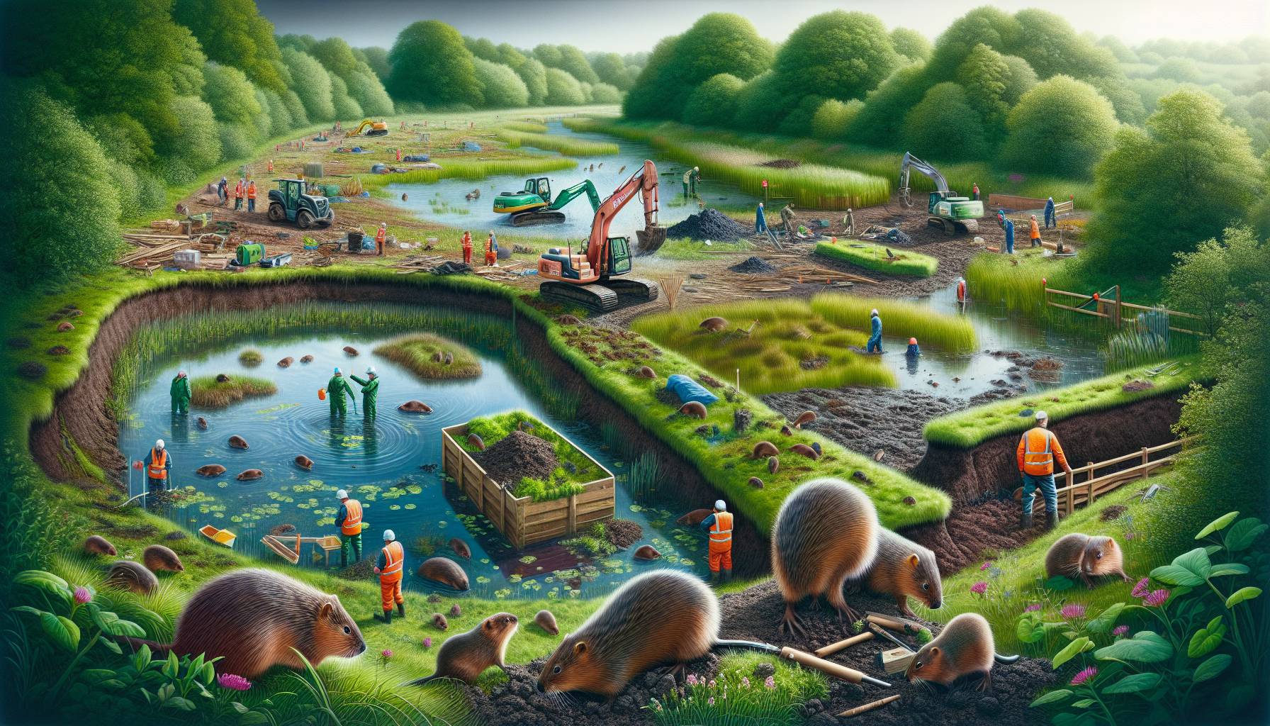 Reviving Water Voles in the UK: image