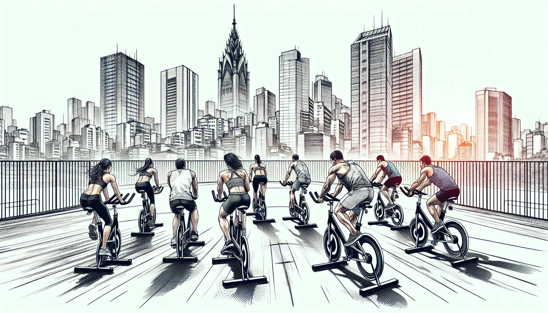 Sao Paulo Helipads Transform into Outdoor Spinning Class Studios cover