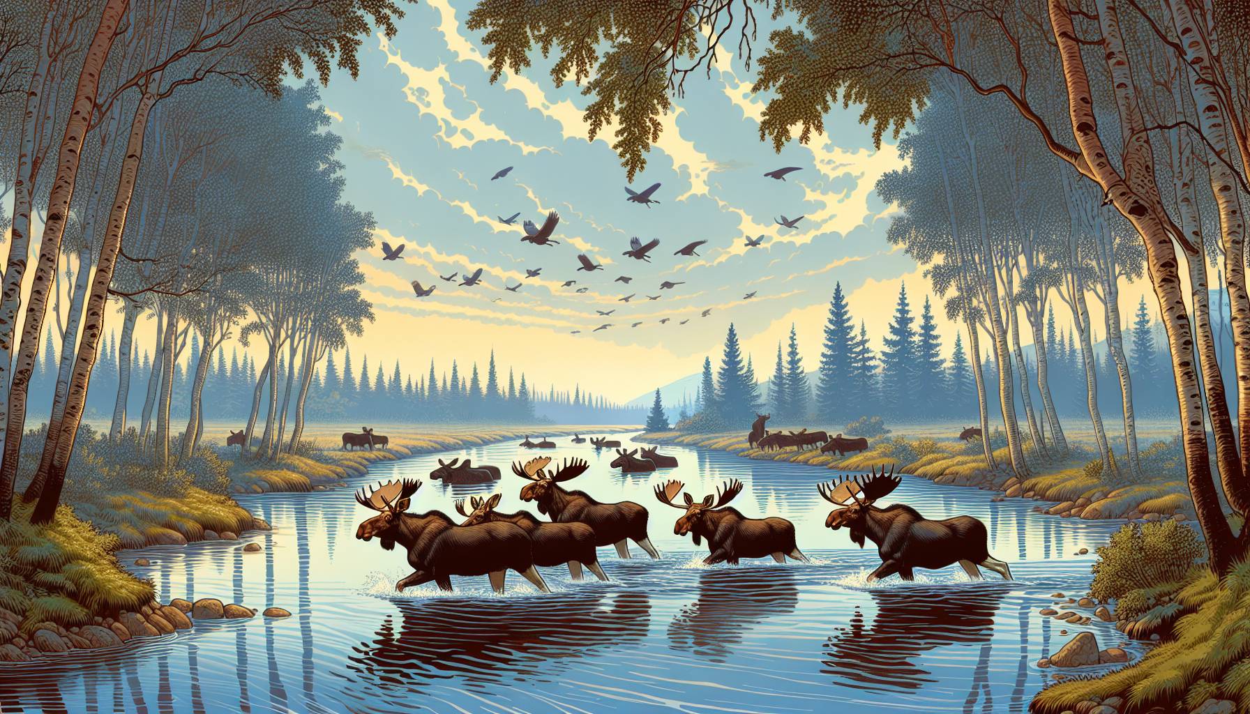 Fans of Swedish Slow TV Greet Annual Moose Migration with Enthusiasm: image