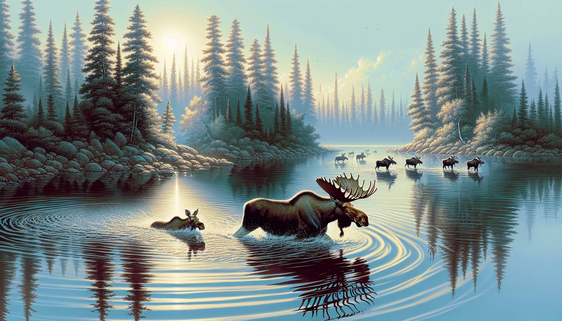Fans of Swedish Slow TV Greet Annual Moose Migration with Enthusiasm: image