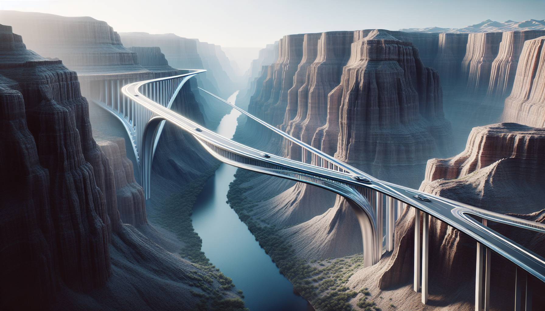 China's Huajiang Grand Canyon Bridge: A New Record in the Making: image