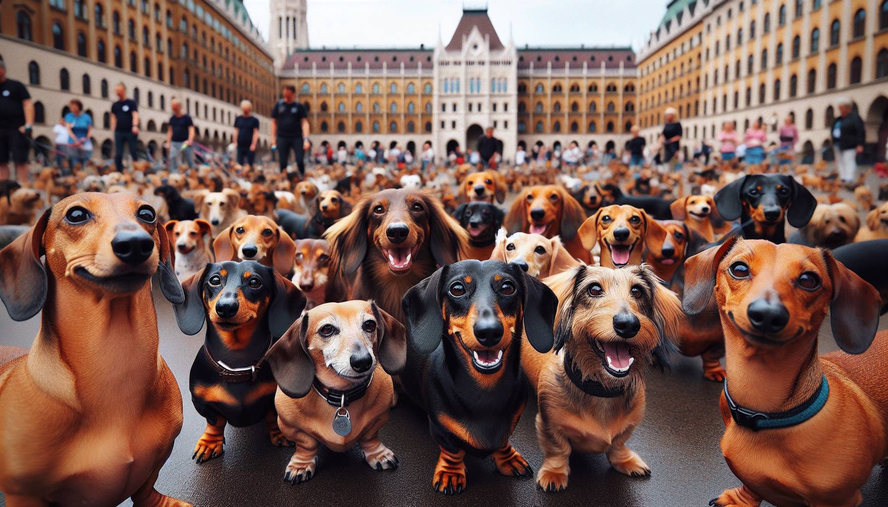 Hungarian dachshunds aim for record cover