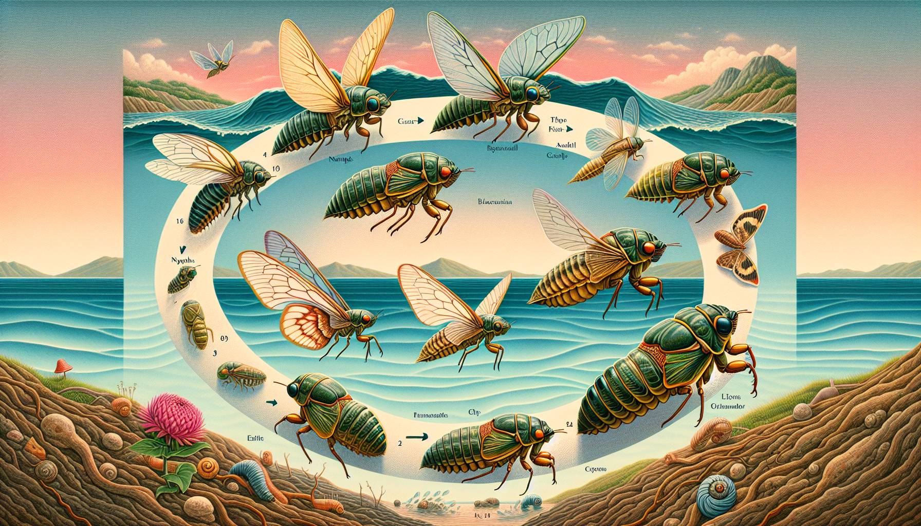 Billions of Cicadas Emerging in Eastern US States cover