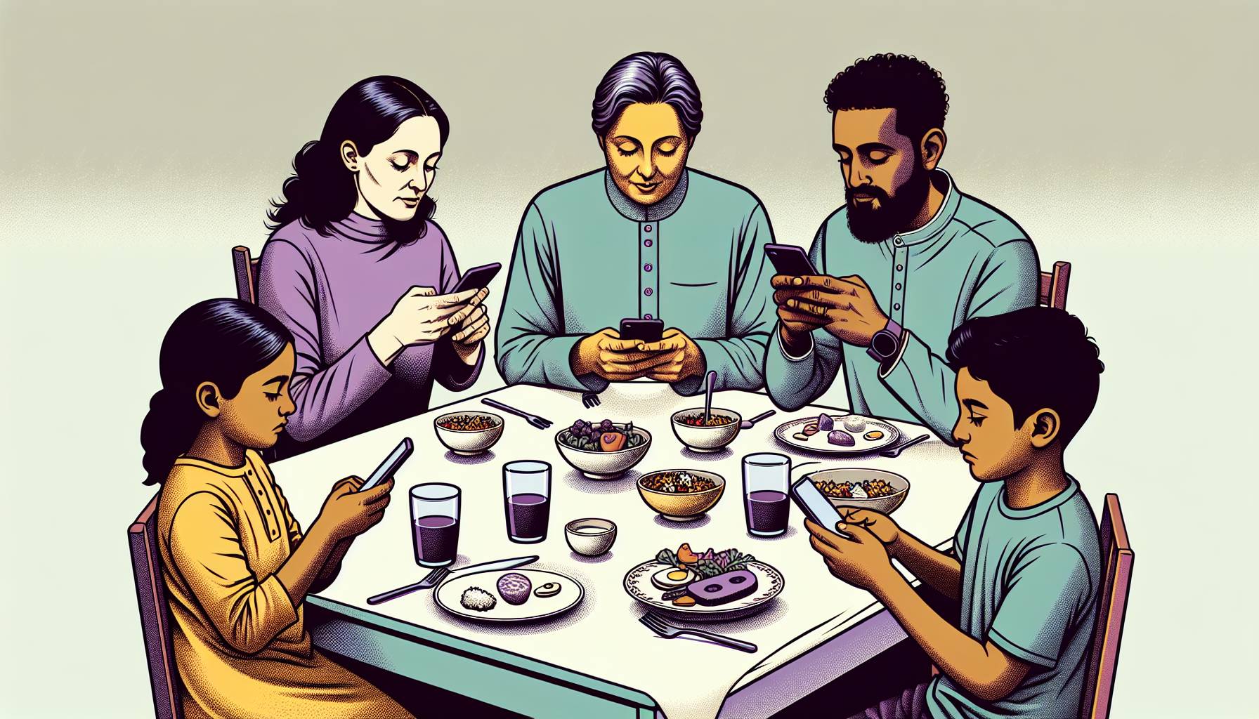 Family Dinner Time: Screen Time or Quality Time?: image