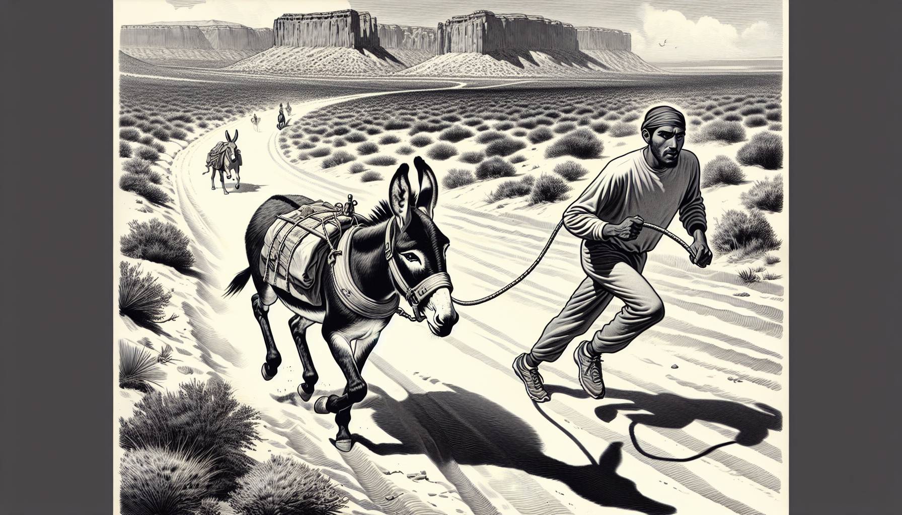 Backcountry Runners Embrace Racing with Pack Burros in Northern New Mexico: image