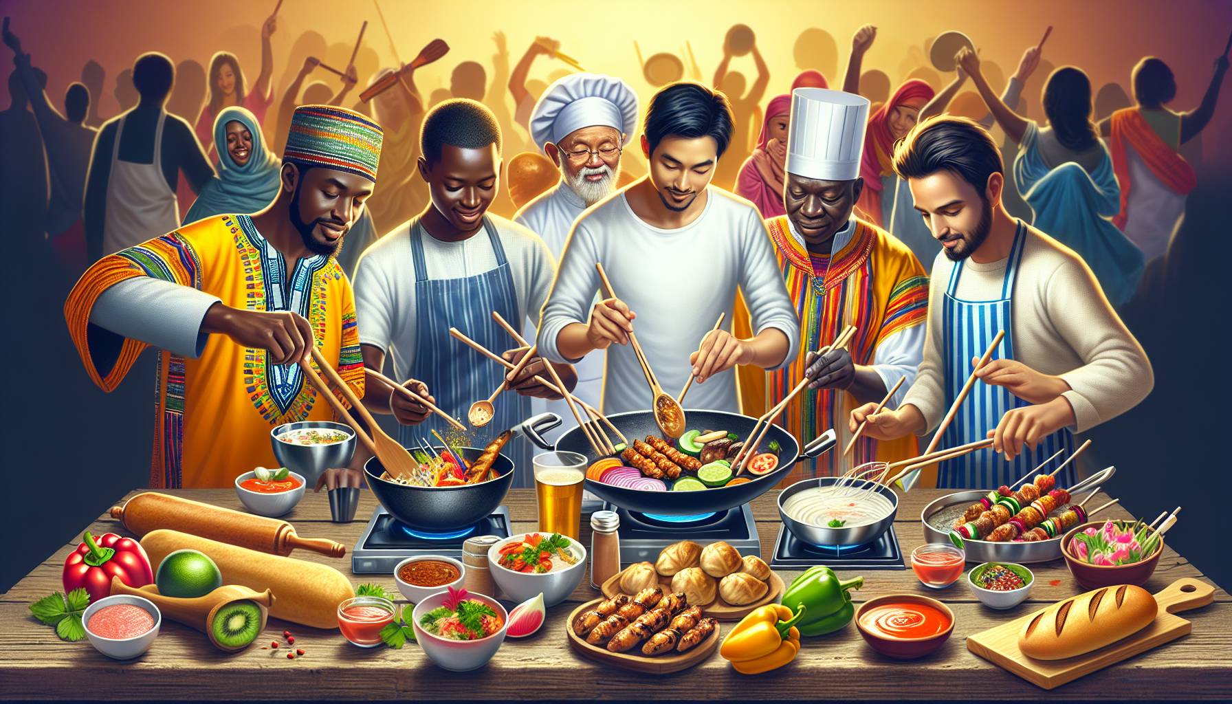 Diplomats in Zimbabwe Face Off in Cooking Contest: image