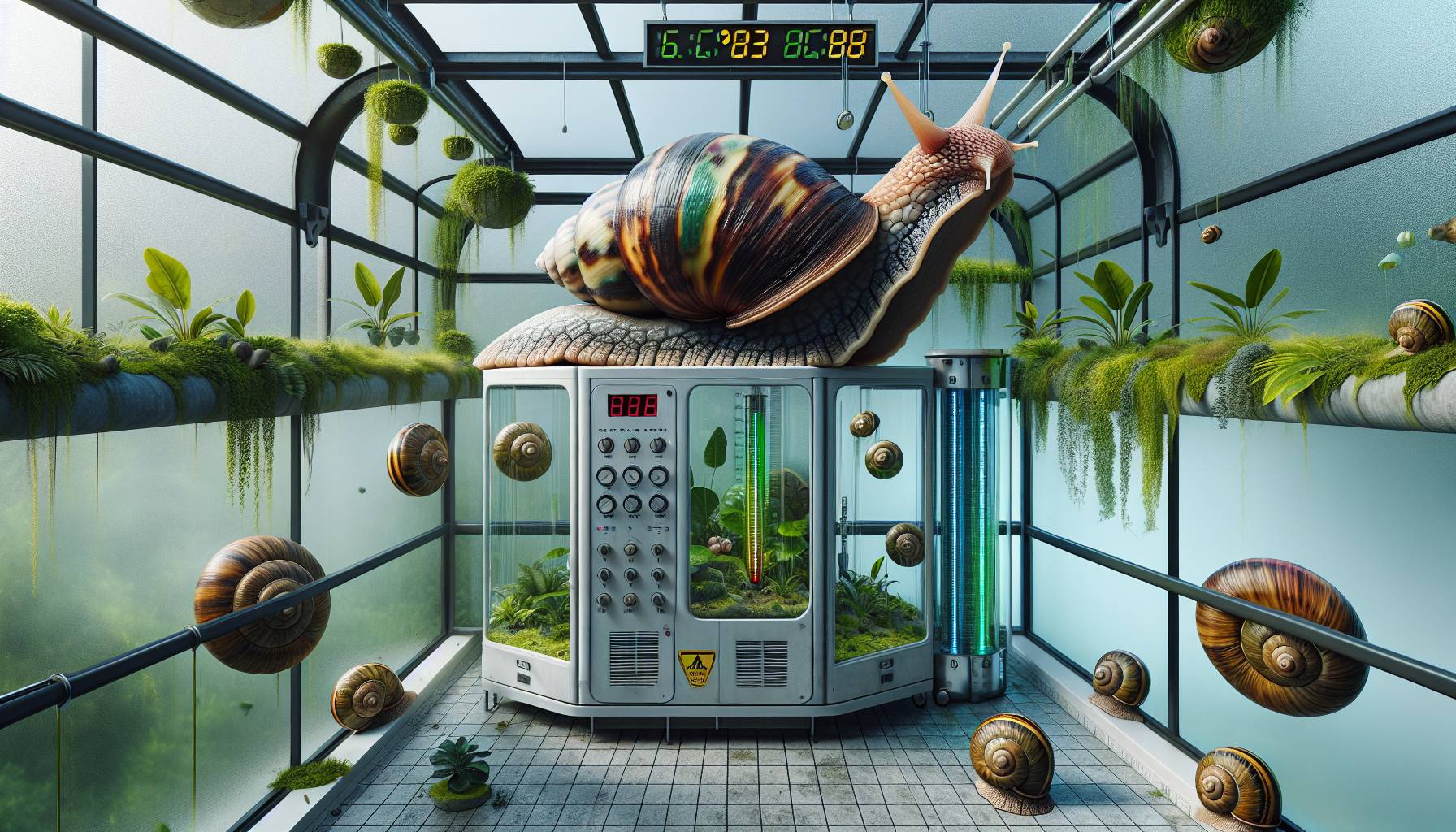 Rare Giant Snails Settle in UK Safari Park: image