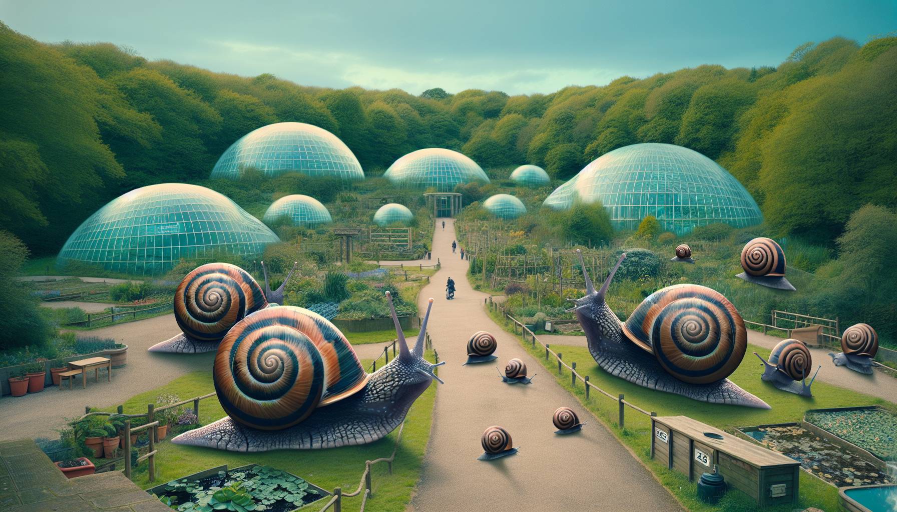 Rare Giant Snails Settle in UK Safari Park cover