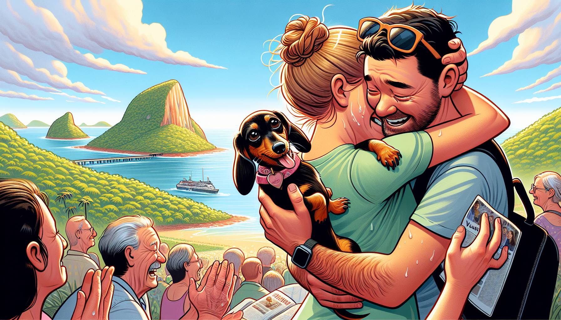 Lost Dog Reunited with Owners After 18 Months on Australian Island cover