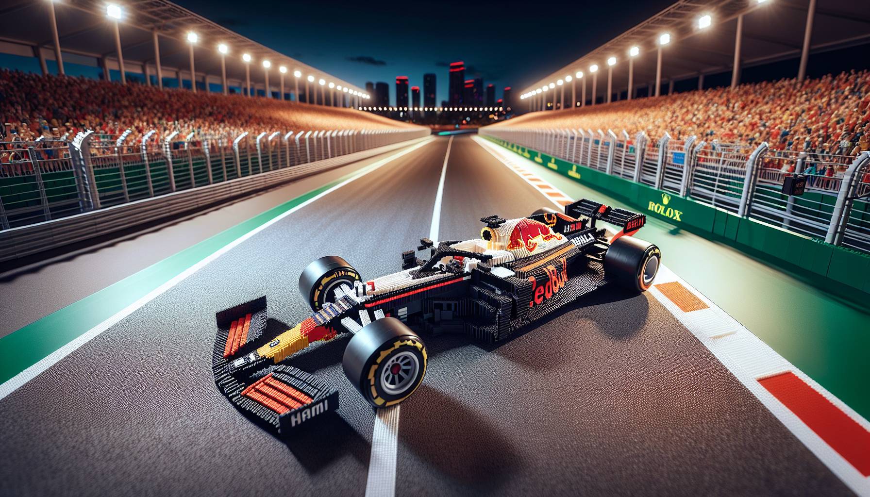 Formula 1 Cars Made of Lego cover