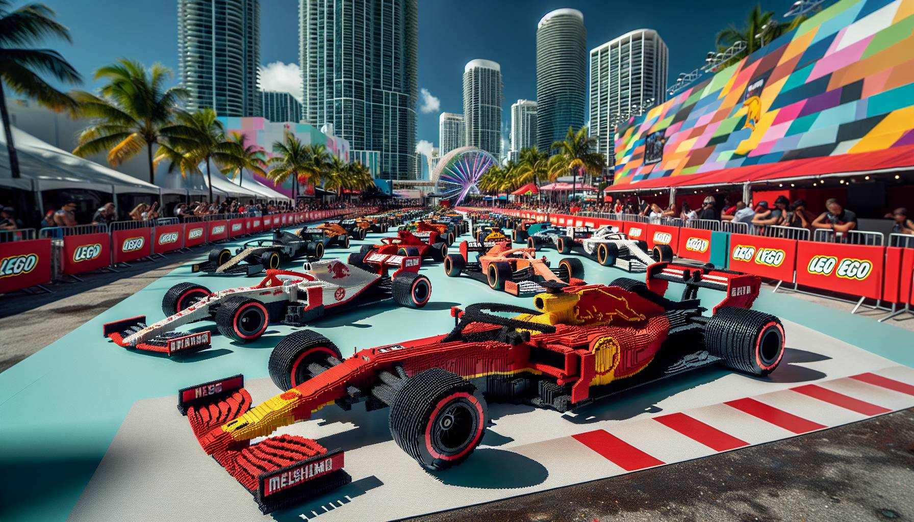 Formula 1 Cars Made of Lego: image