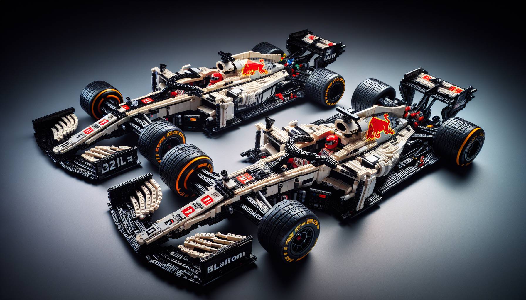 Formula 1 Cars Made of Lego: image