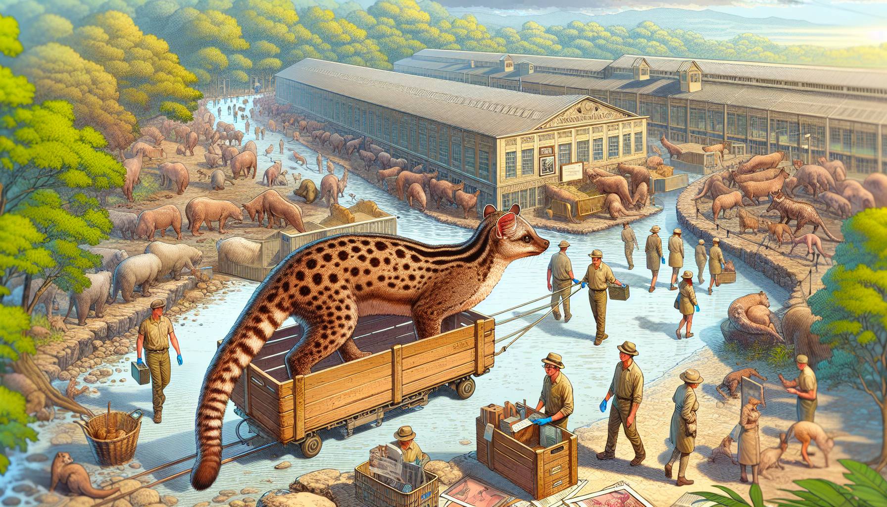 Rare Fossa Arrives at Chester Zoo to Help Stop Extinction: image