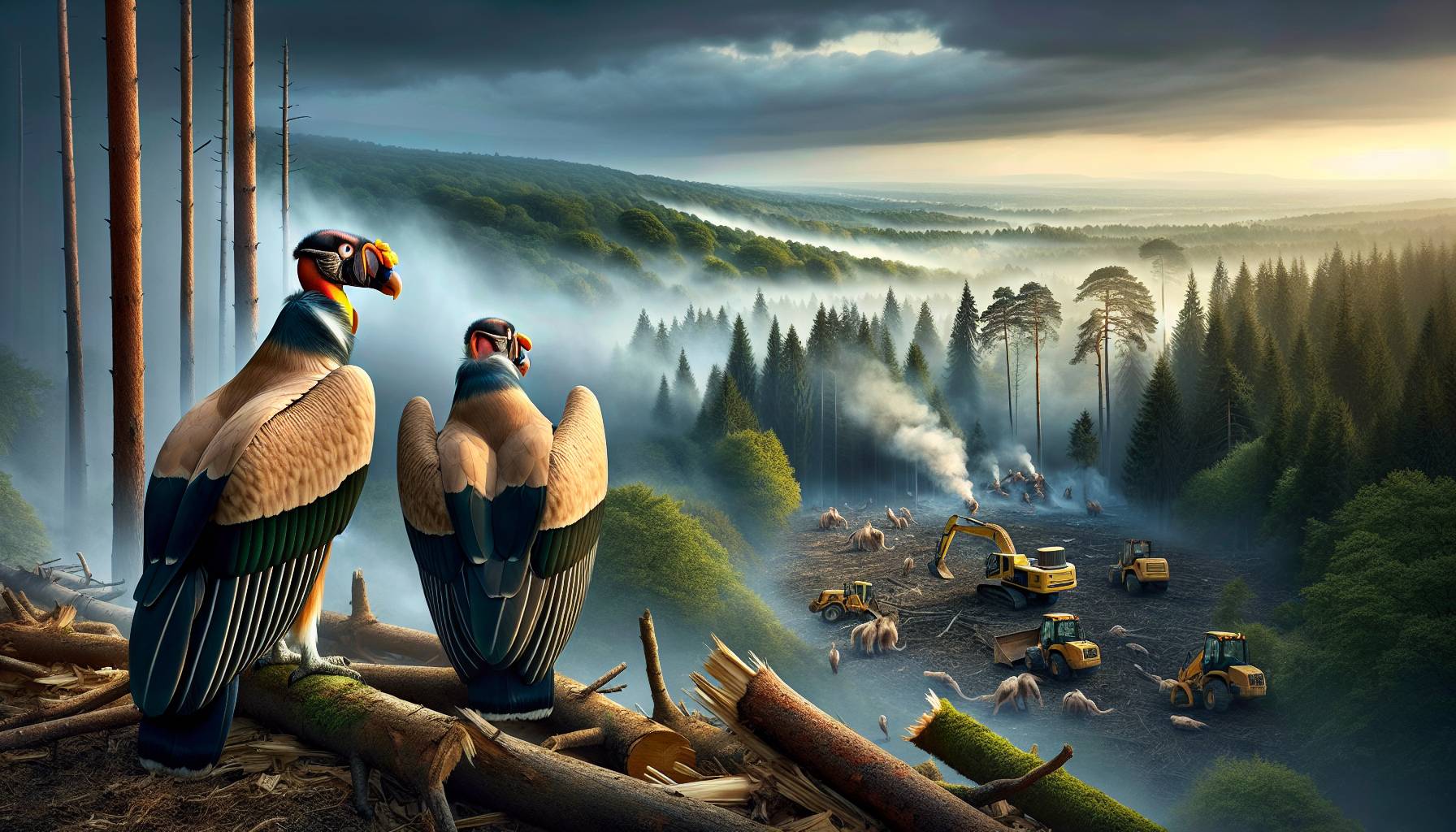 Baby King vulture being raised by hand-puppet at Bronx Zoo cover