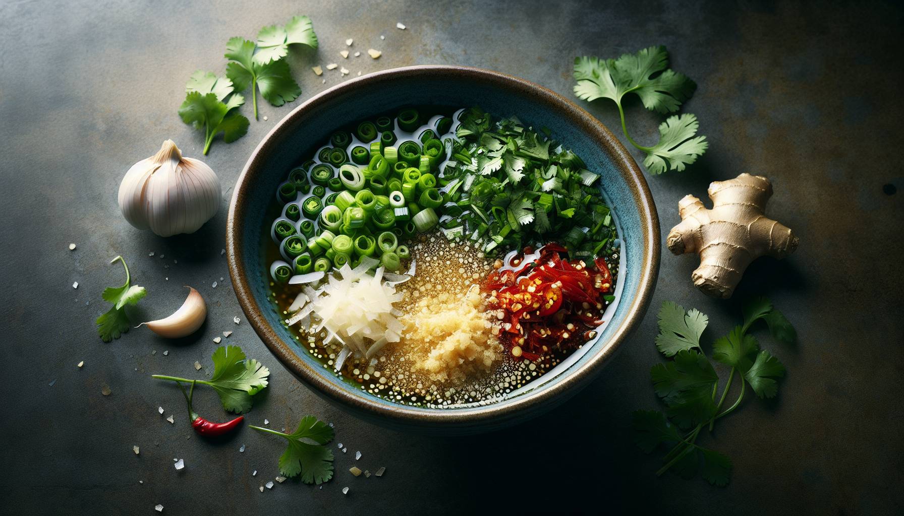 How to make Salt-and-Pepper Pork Chops with Spicy Scallions: image