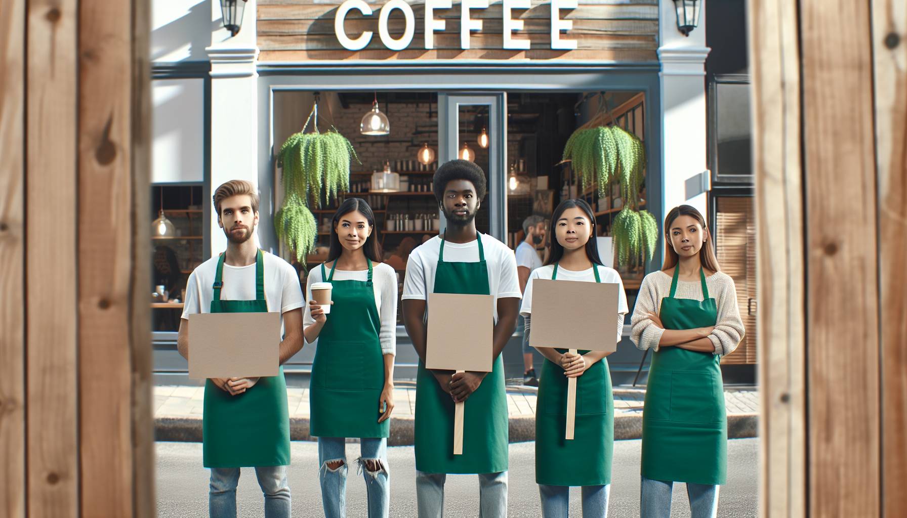 Starbucks Baristas Strike Over New Dress Code: image