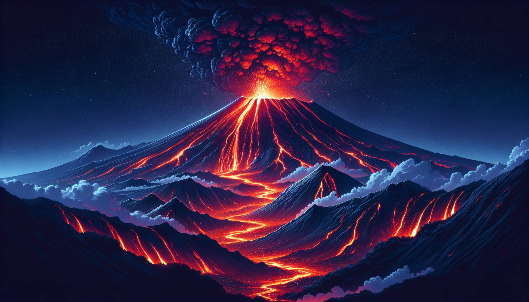 Mount Etna erupts with huge lava fountains: image