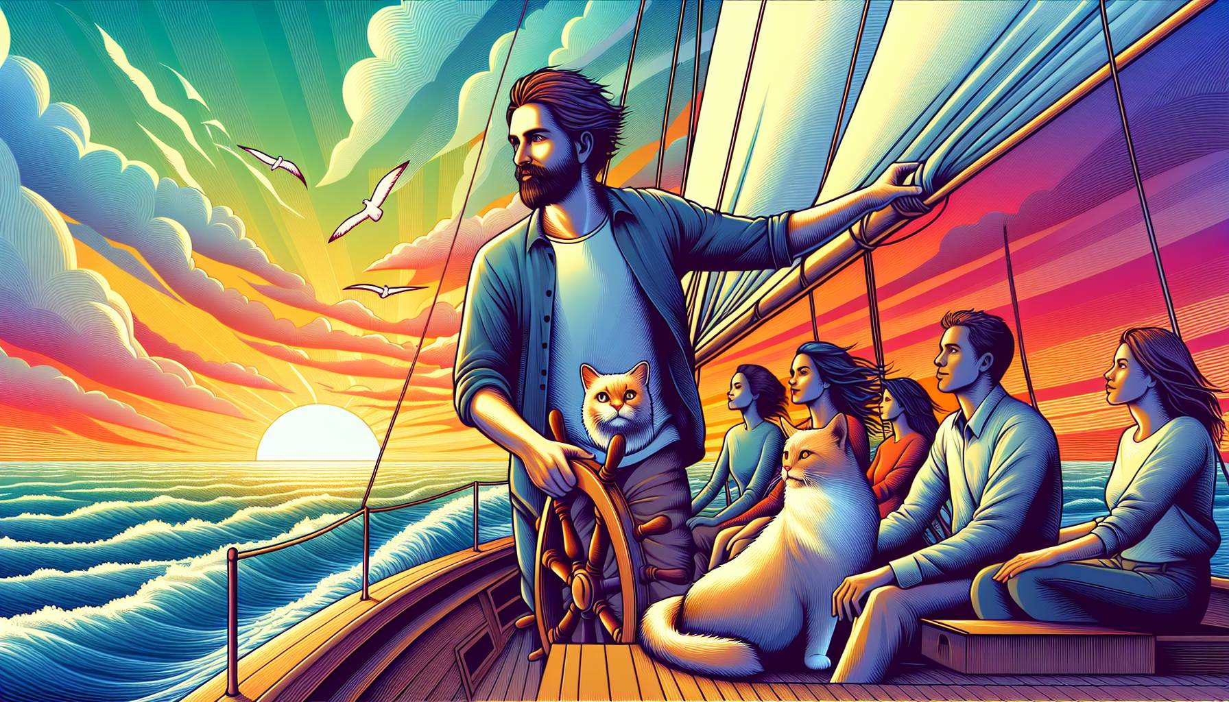 Man Sailing from Oregon to Hawaii with Cat Goes Viral on Social Media cover