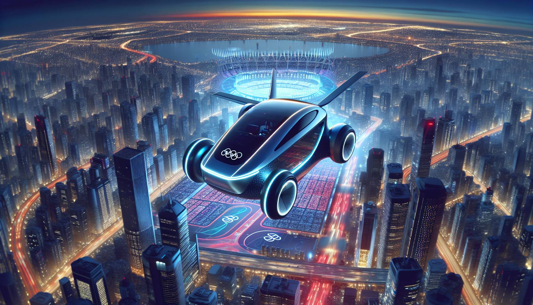 Flying Taxis for 2028 LA Olympics cover