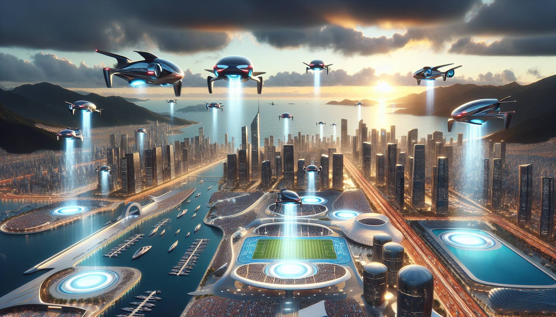 Flying Taxis for 2028 LA Olympics: image