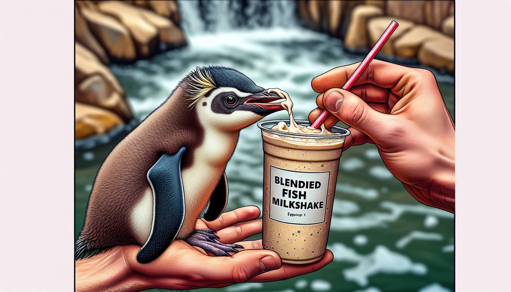 Whipsnade Zoo Cares for Endangered Penguin Chick: image