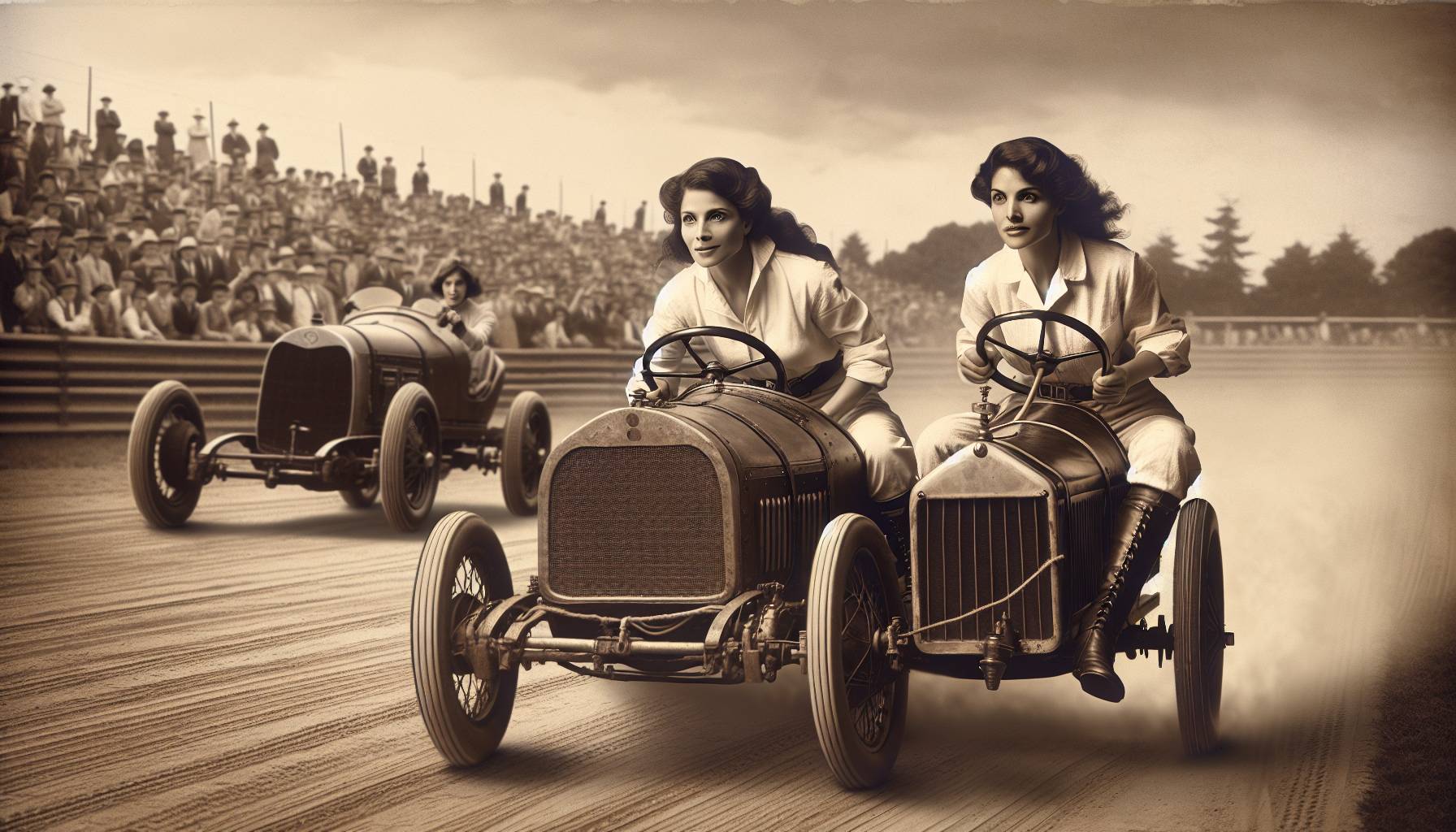 Norwegian women with disabilities take part in vintage car race in France: image