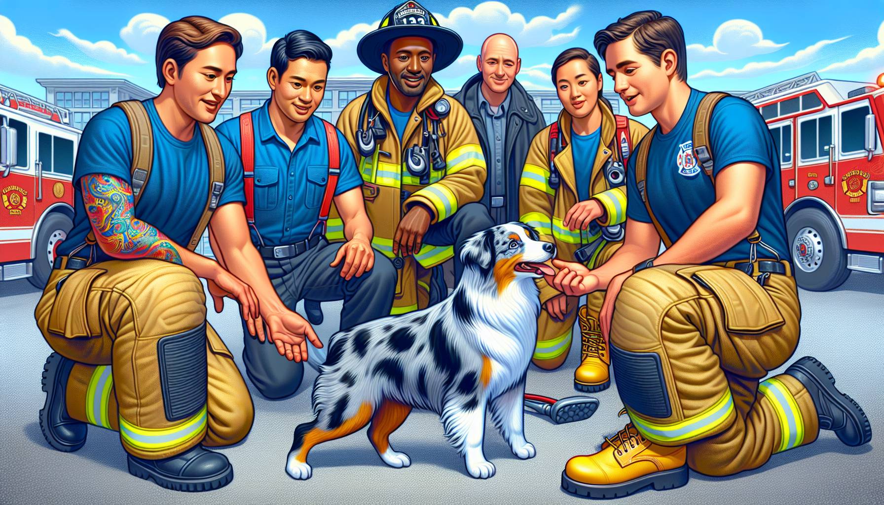London Fire Brigade Welcomes New Well-Being Dogs to Support Firefighters cover