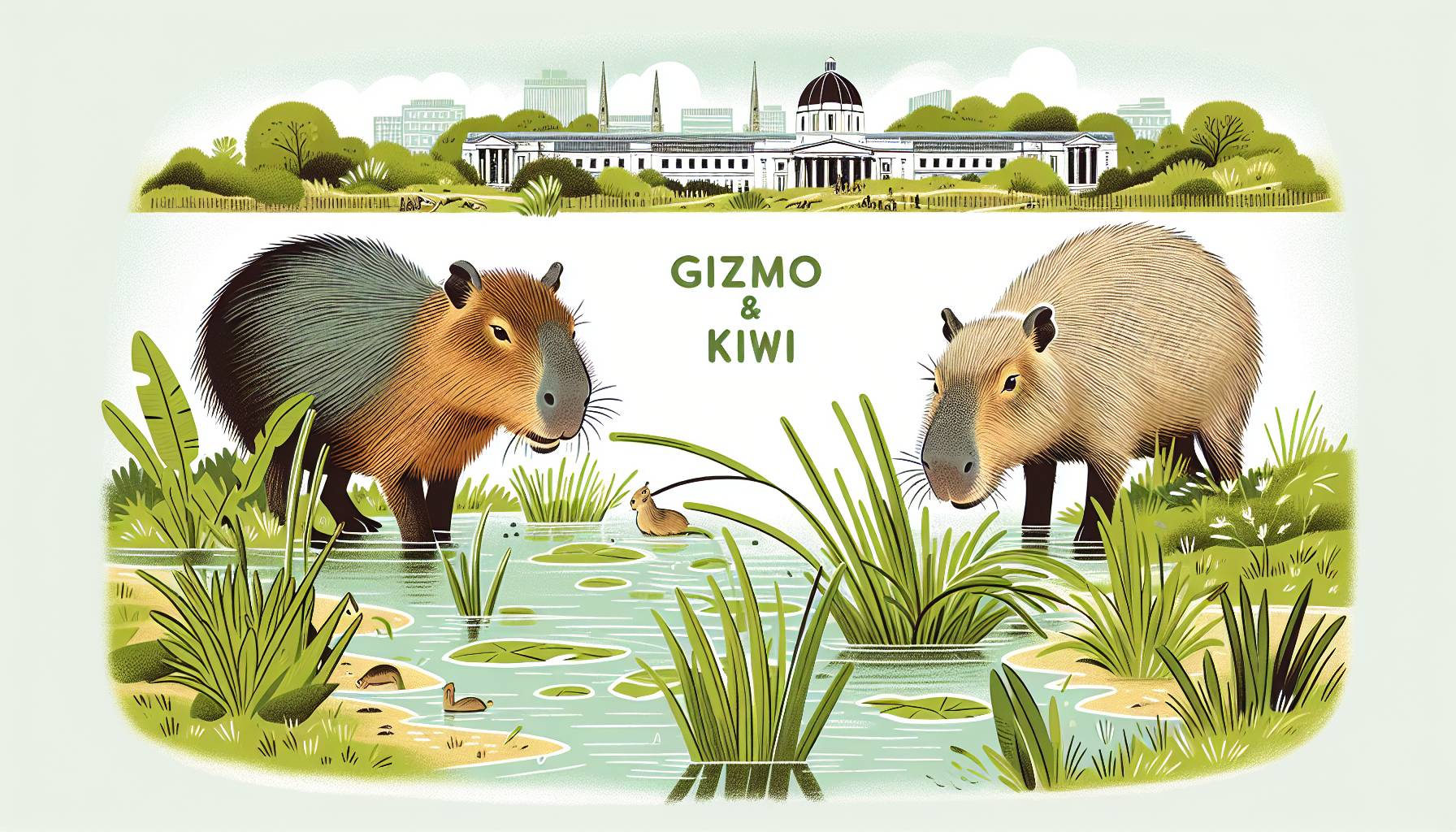 Gizmo and Kiwi's Holiday at London Zoo cover