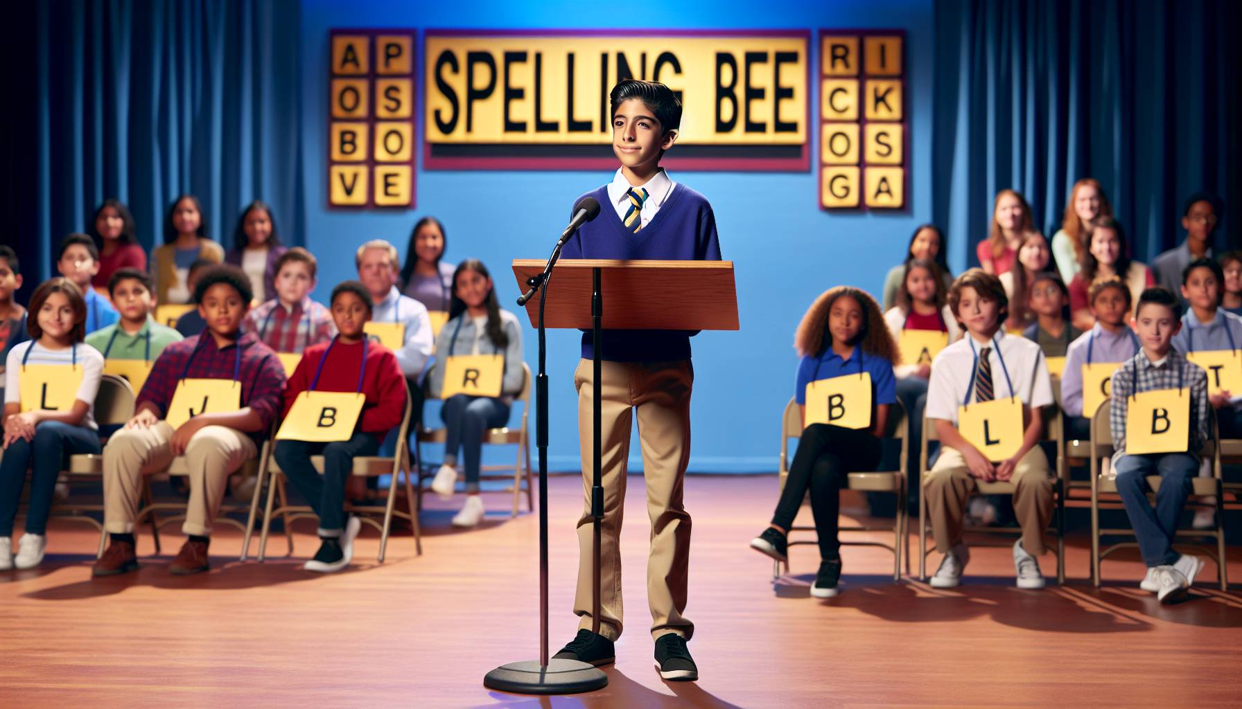 Teen shines at Spelling Bee cover