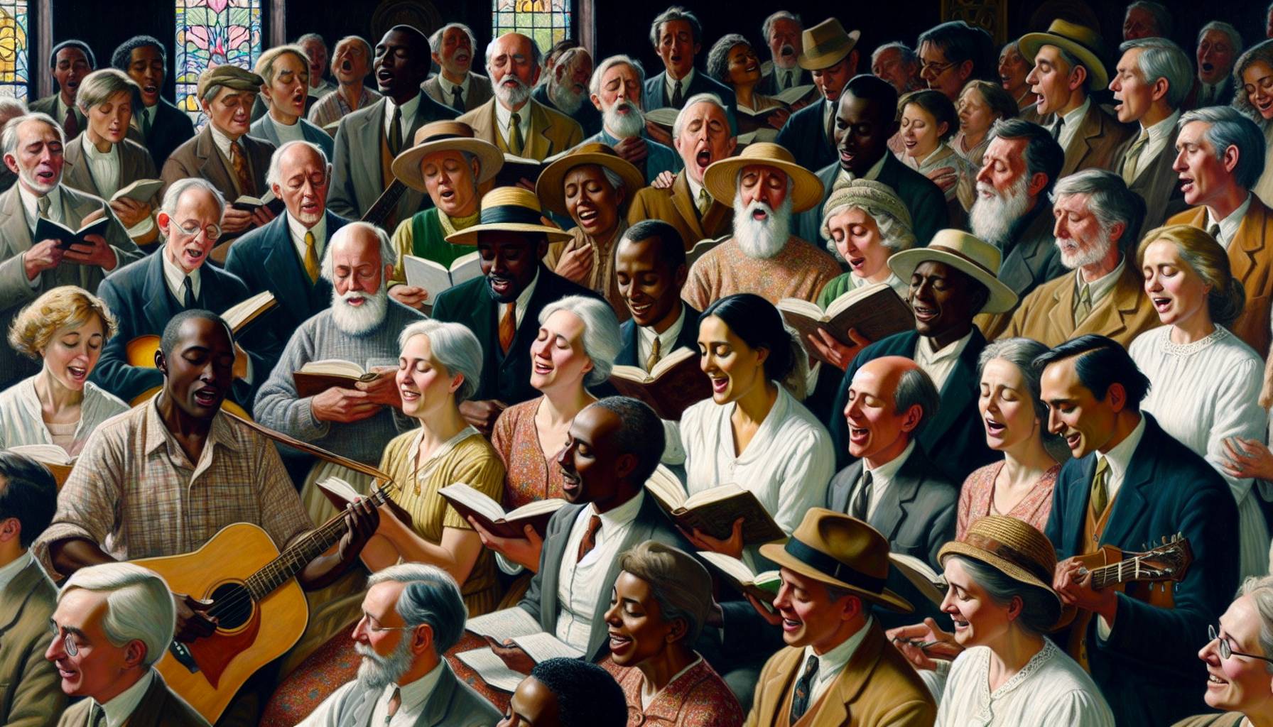 The Sacred Harp Singers: A Tradition of Spiritual Connection Through Music cover
