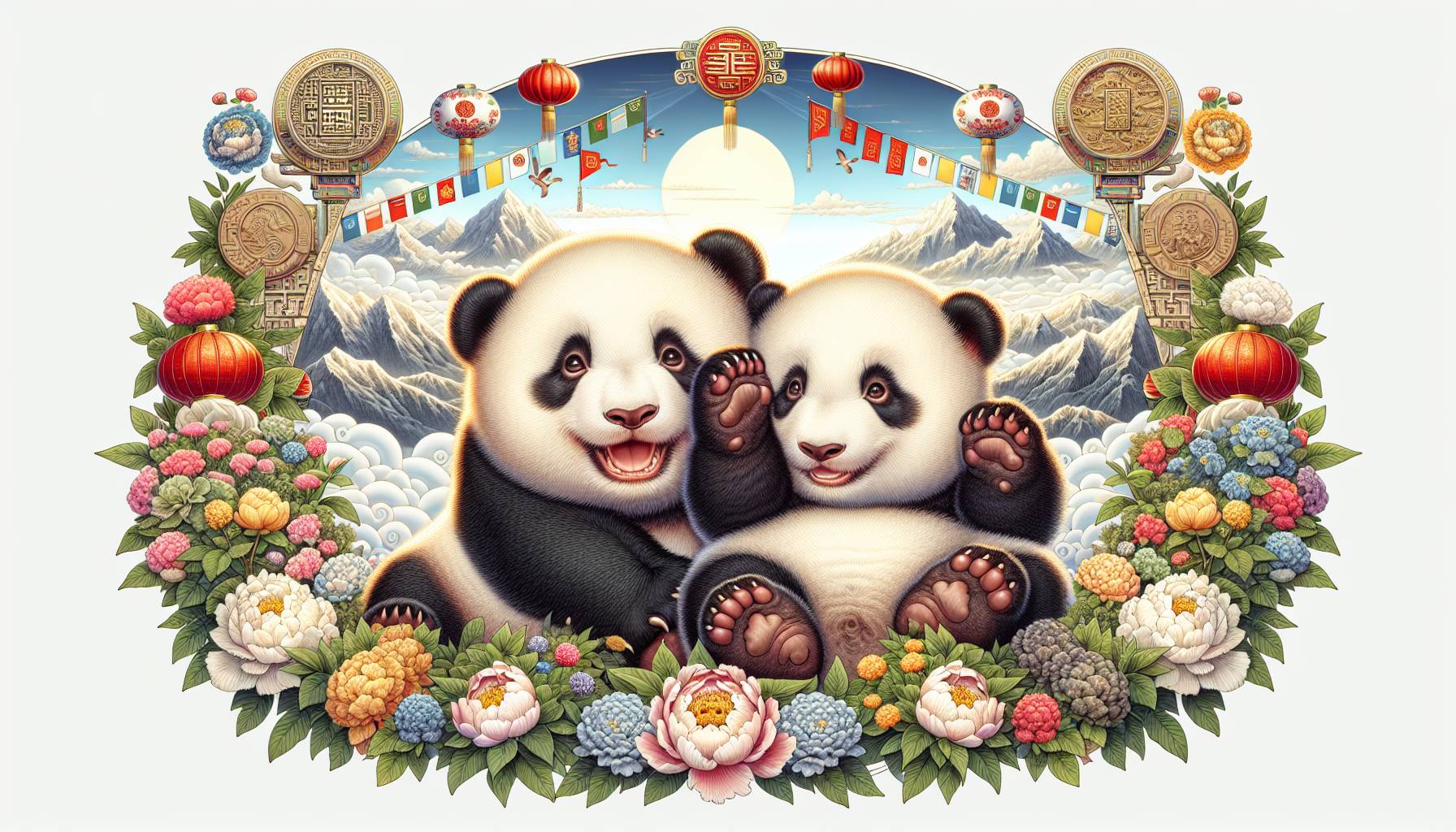 Hong Kong's Giant Panda Cubs Jia Jia and De De Named: image