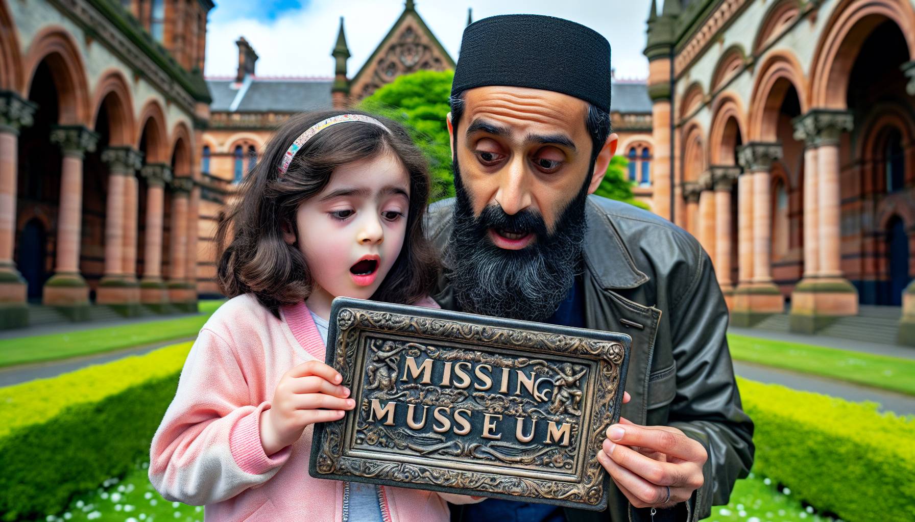 Missing Museum Sign Found After Five Years by 7-Year-Old Girl: image