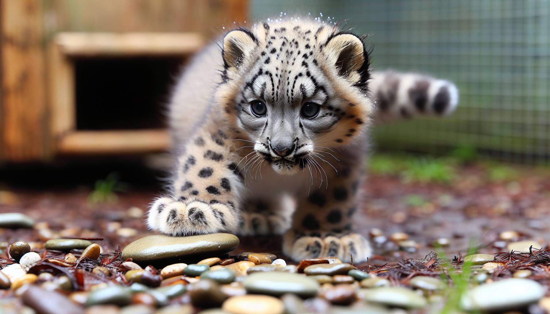 Snow Leopard Cub Born in Sanctuary cover