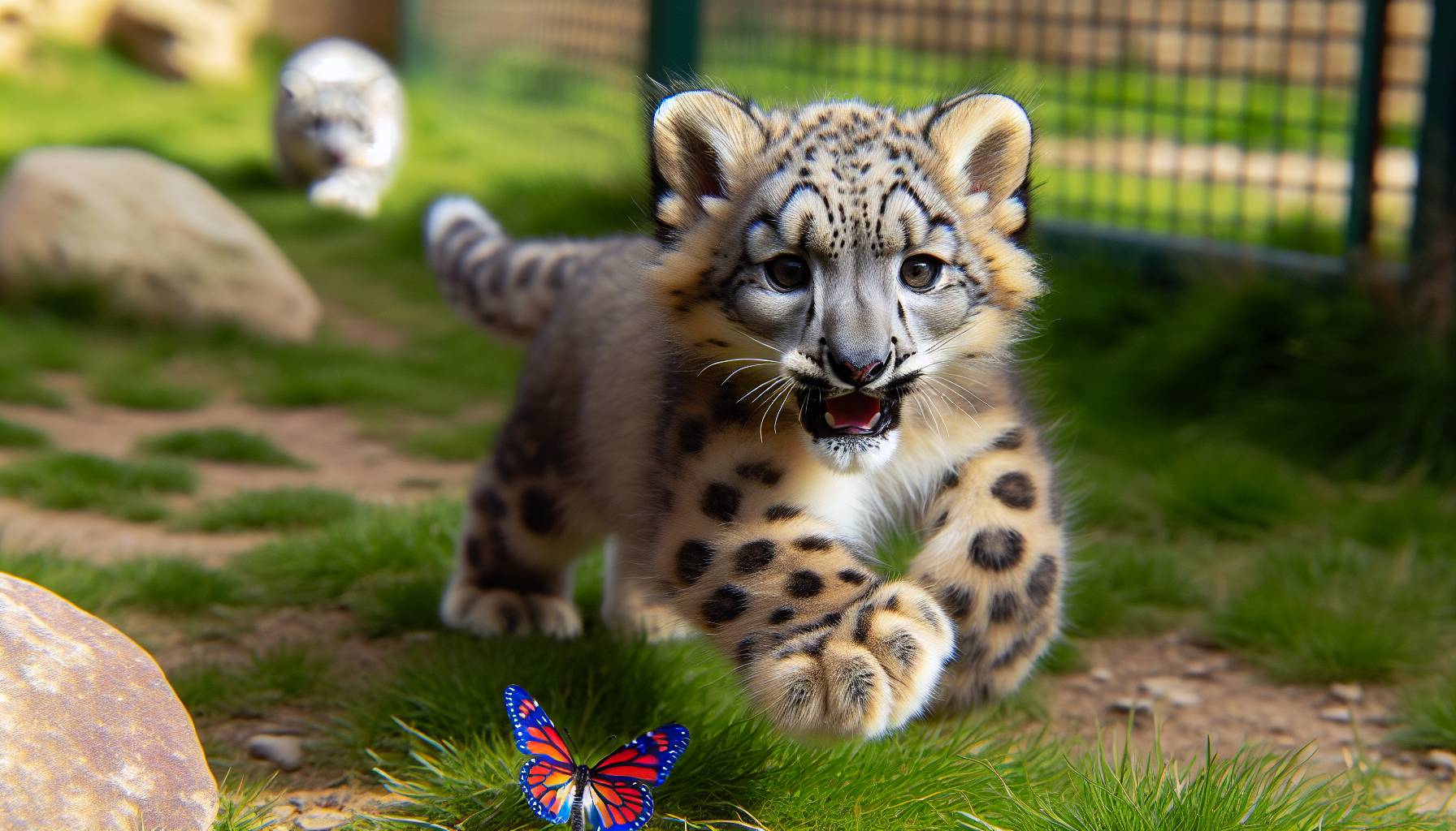 Snow Leopard Cub Born in Sanctuary cover