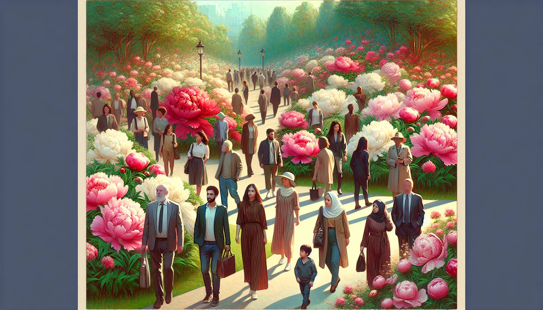Visitors Flock to University of Michigan to See Peony Garden cover