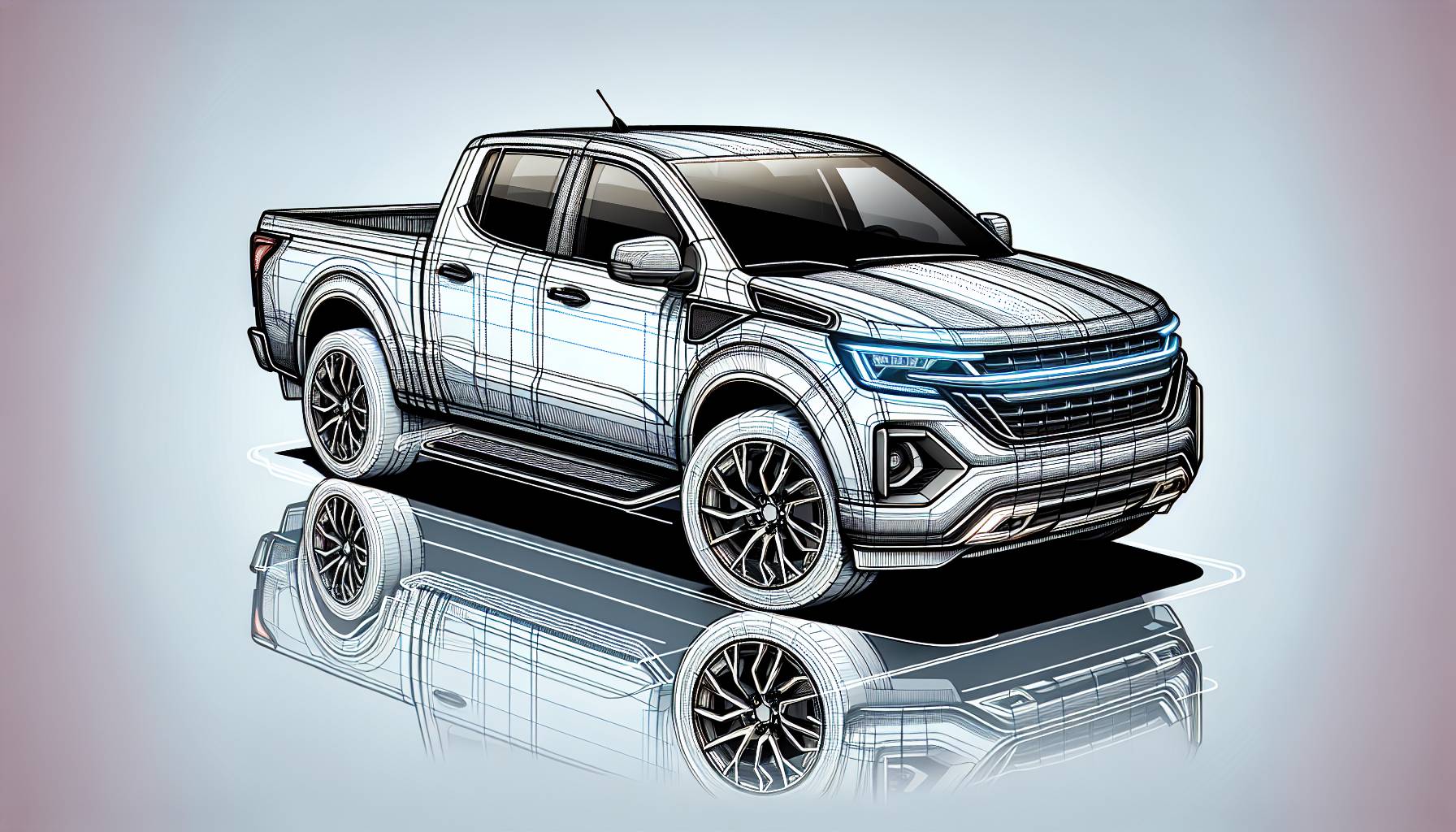 Comparison of Ford Maverick and Hyundai Santa Cruz Trucks: image
