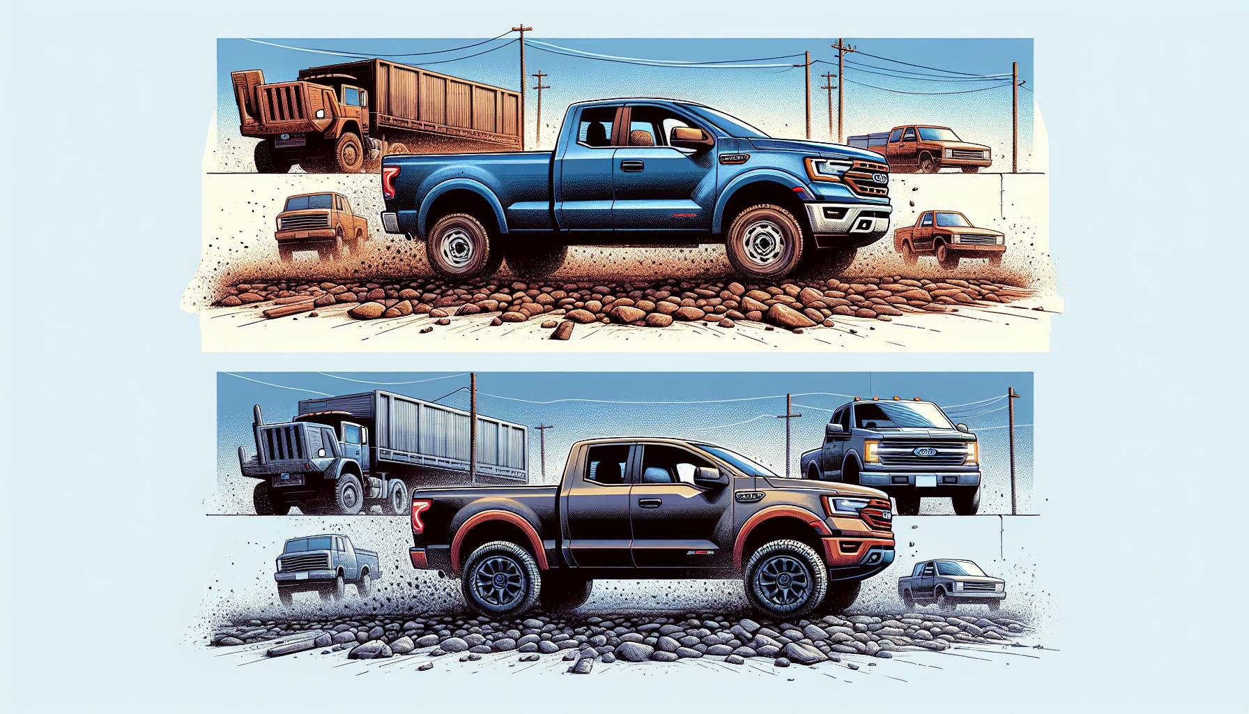 Comparison of Ford Maverick and Hyundai Santa Cruz Trucks cover
