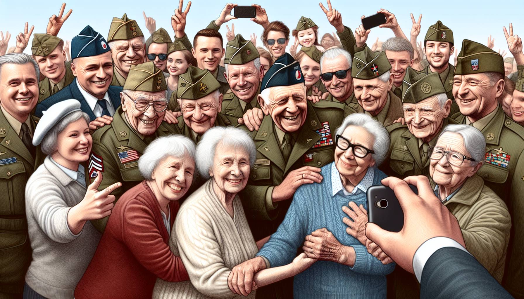 D-Day Veterans Commemorate Fallen in Normandy: image