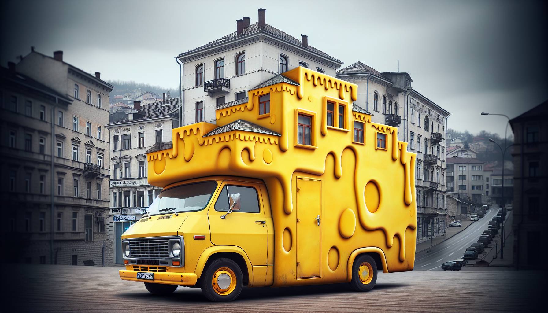 Only Fools and Horses Van Finds New Home in Sarajevo: image