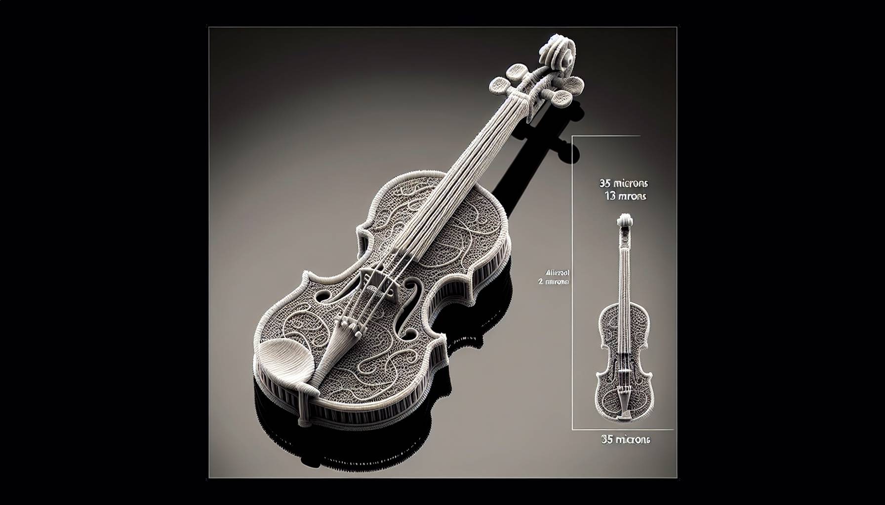 Scientists Create World's Smallest Violin with Nanotechnology: image