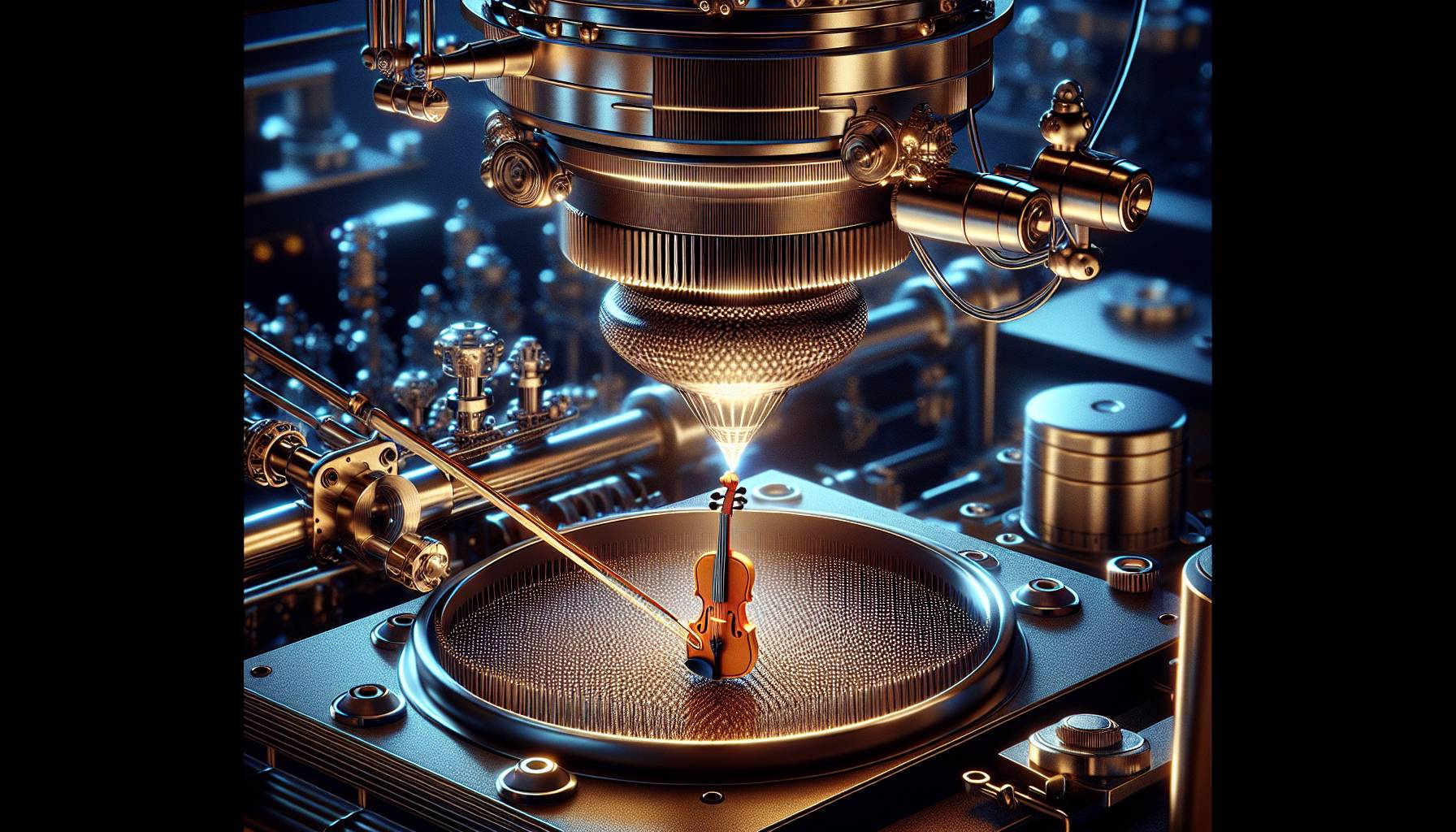 Scientists Create World's Smallest Violin with Nanotechnology: image