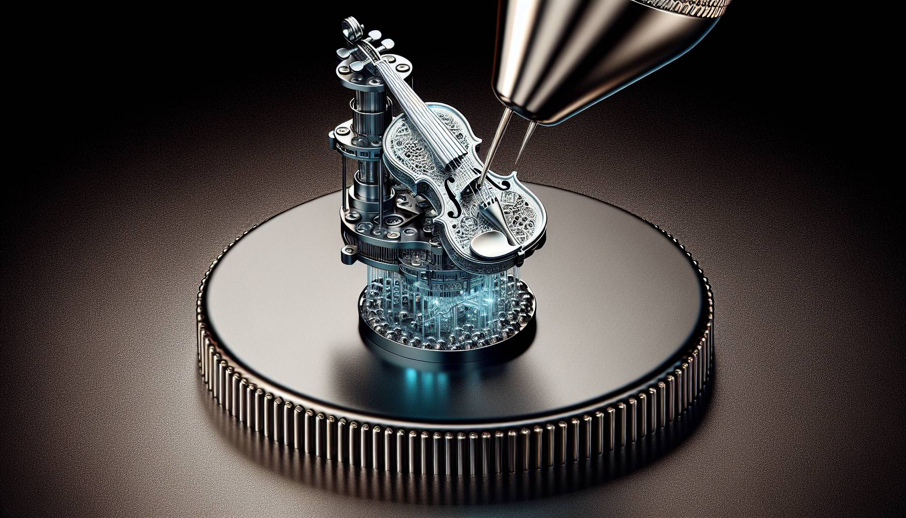 Scientists Create World's Smallest Violin with Nanotechnology: image