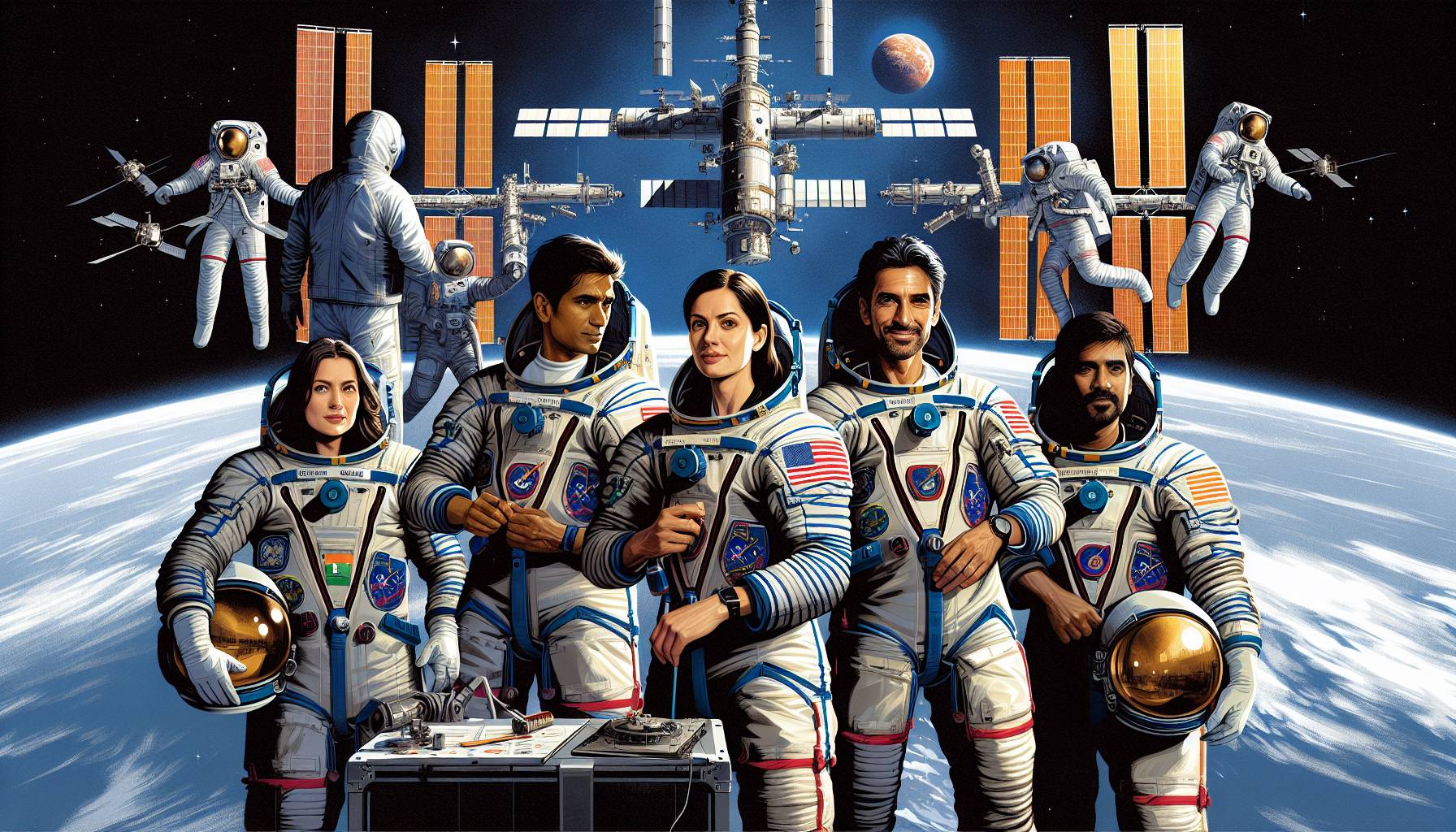 Historic Space Mission with Astronauts from India, Poland, and Hungary cover