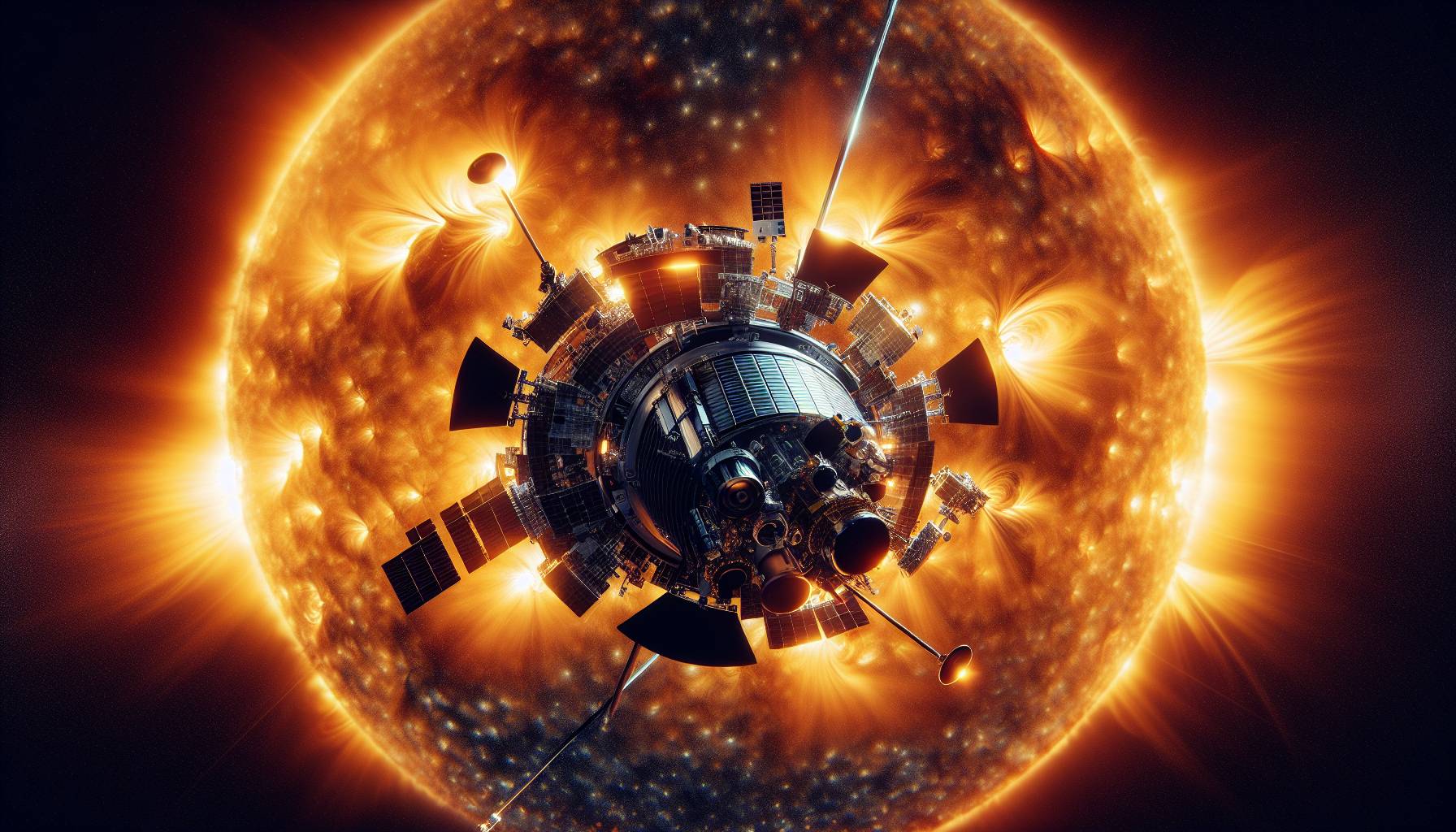 Solar Orbiter Captures First-Ever Images of Sun's South Pole cover