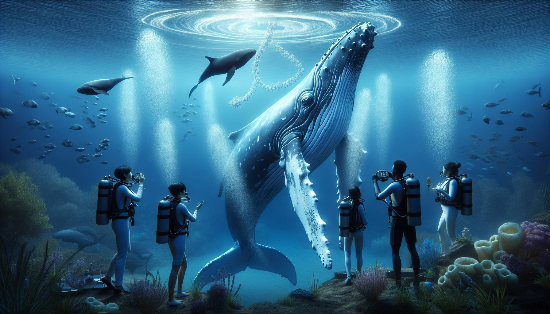 Humpback Whales Blow Bubble Rings to Communicate with Humans cover