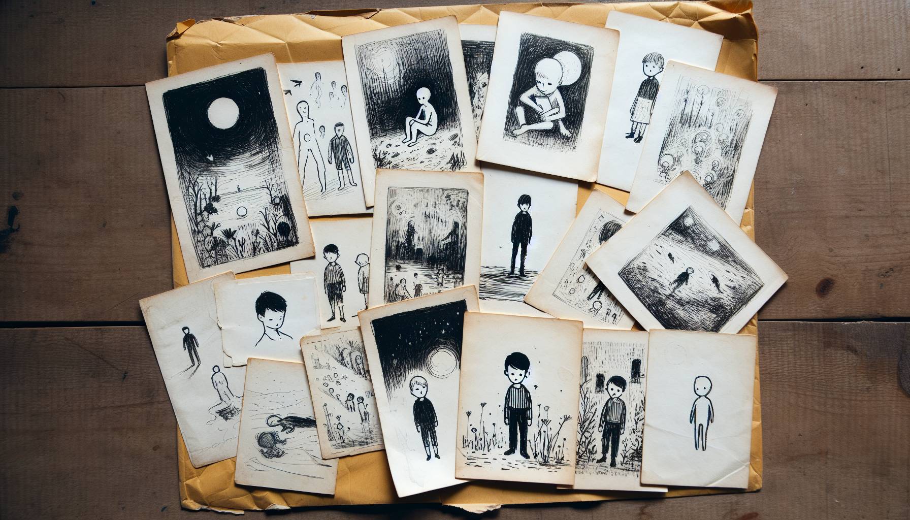 Rare Roald Dahl Drawings Found in Envelope to be Auctioned: image