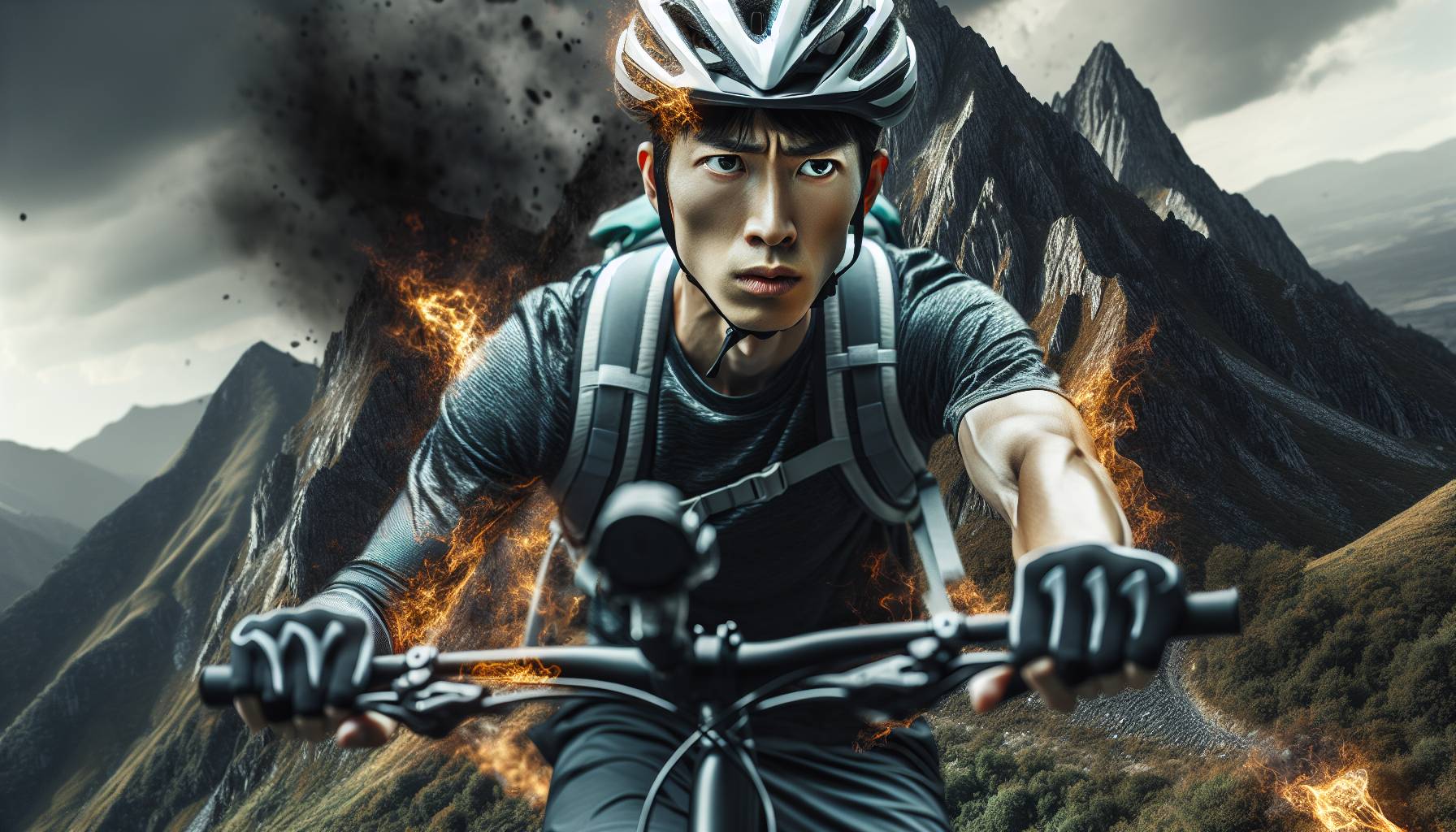 American cyclist flees Iran as war fears mount: image